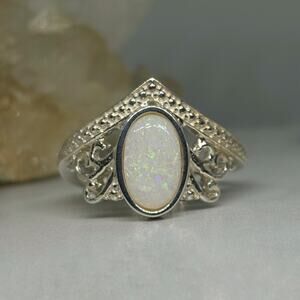 Majestic Australian Lambina Royalty Opal Ring